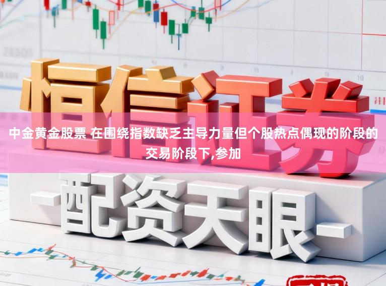 中金黄金股票 在围绕指数缺乏主导力量但个股热点偶现的阶段的交易阶段下,参加